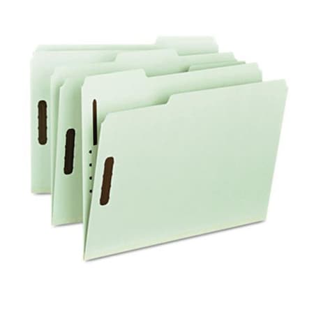 Made-To-Stick Recycled Pressboard Fastener Folders; Letter; 1 in. Exp.; Gray-Green; 25-Box MA39420